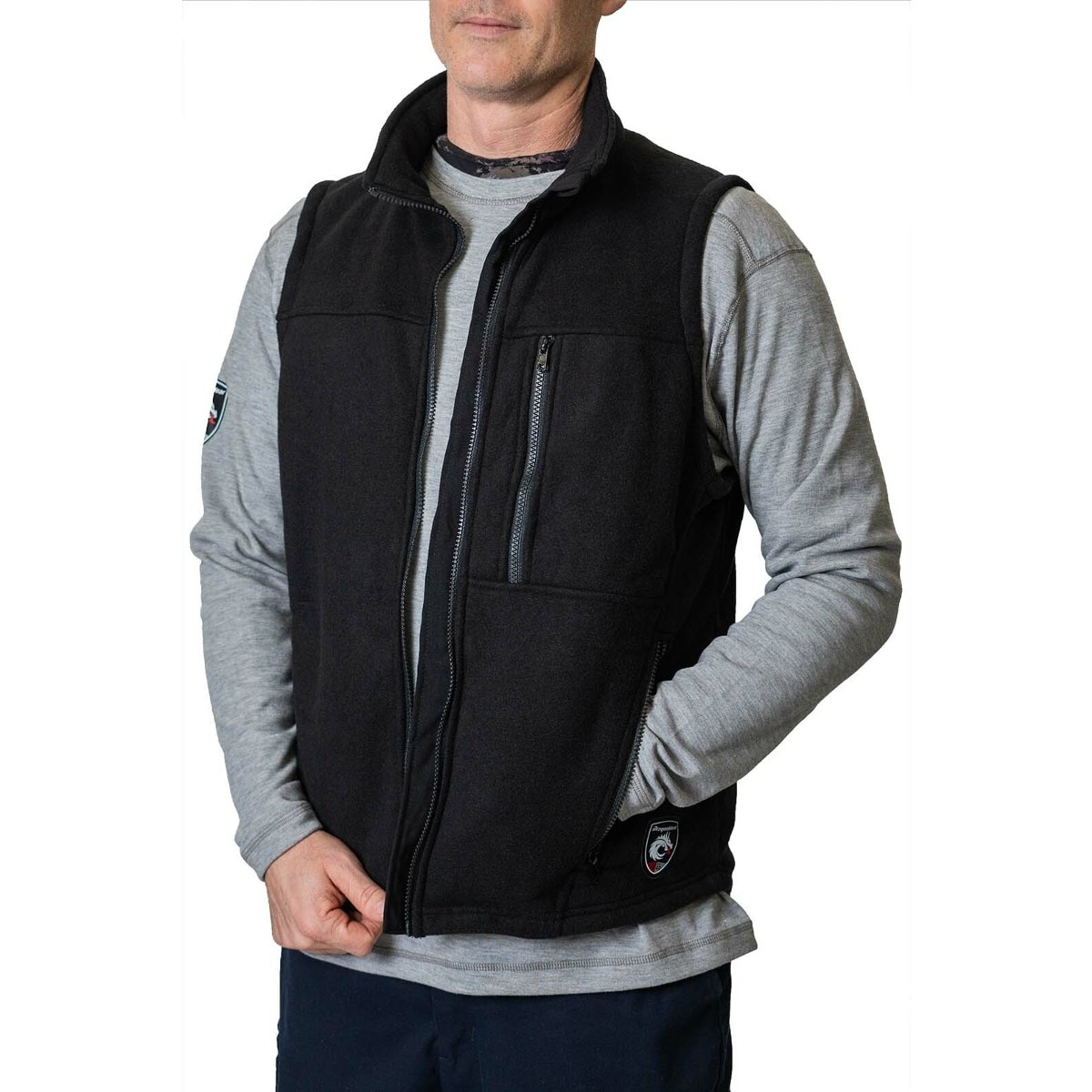 True North Alpha Vest in Black